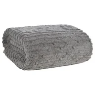 Koce - Koc EUROFIRANY D91 Lisa 200 x 220 cm Stalowy - miniaturka - grafika 1