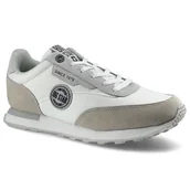 Sneakersy damskie - Białe Sneakersy Big Star Damskie Skórzane Półbuty - miniaturka - grafika 1