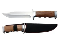 Noże - Nóż myśliwski z drewnianą rękojeścią - miniaturka - grafika 1