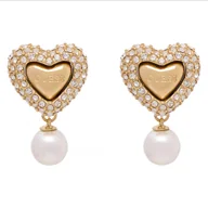 Kolczyki - Kolczyki Guess JUBE06 006JW Złoty - miniaturka - grafika 1