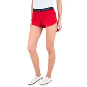Spodenki damskie - Spodenki damskie Tommy Hilfiger piżamowe czerwone z logo-S - miniaturka - grafika 1