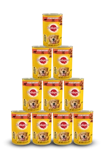 Pedigree Wołowina w galaretce 1200g puszka - Mokra karma dla psów - miniaturka - grafika 2