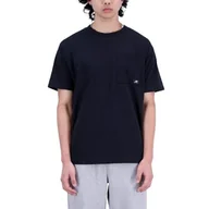 Koszulki męskie - NEW BALANCE CZARNY T-SHIRT MĘSKI Z LOGO XL I2B - miniaturka - grafika 1