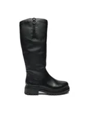 Kozaki damskie - Rieker Kozaki Y3154-00 Czarny - miniaturka - grafika 1