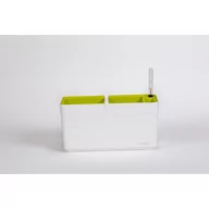 Donice - Biała doniczka samonawadniająca, dł. 40 cm Berberis − Plastia - miniaturka - grafika 1