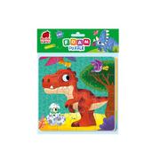 Maty piankowe - Roter Kafer Piankowe puzzle 2w1. Dinozaury - miniaturka - grafika 1