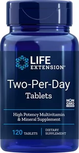 Life Extension Two-Per-Day Tablets (120 tabl.) - Witaminy i minerały - miniaturka - grafika 1