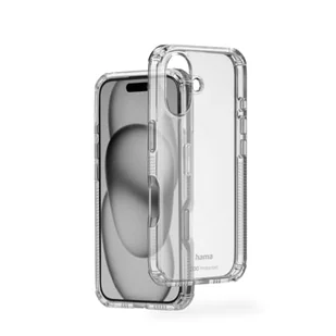 Hama Etui na telefon komórkowy "Extreme Protect" do Apple iPhone 16 (licencja Bumper D3O, odporna na uderzenia, upadki i pęknięcia, przezroczyste etui na iPhone'a bez żółknięcia, etui do ładowania - Etui i futerały do telefonów - miniaturka - grafika 1