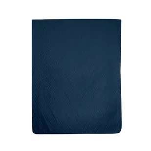 Narzuta Boni granatowa 200 x 220 cm z poszewką 40 x 40 cm - Narzuty - miniaturka - grafika 1