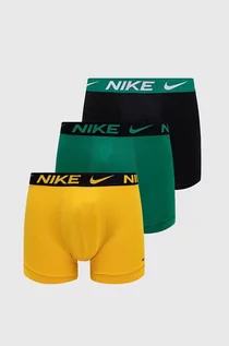 Majtki męskie - Nike bokserki (3-pack) męskie kolor zielony - grafika 1