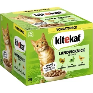 Kitekat Multipack Piknik wiejski w sosie 24x85 g - Mokra karma dla kotów - miniaturka - grafika 1