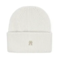 Czapki damskie - Tommy Hilfiger Czapka z dodatkiem wełny - miniaturka - grafika 1