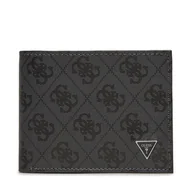 Portfele - Duży Portfel Męski Guess SMVELE LEA24 Czarny - miniaturka - grafika 1