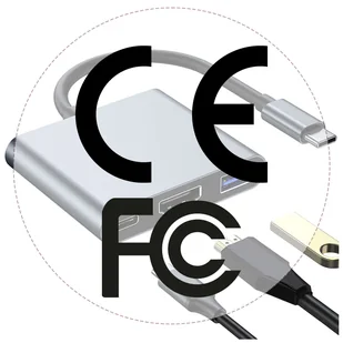 Adapter przejściówka HUB 3w1 USB-C na HDMI USB-A USB-C 4K 60Hz Alogy szary - Kable - miniaturka - grafika 8