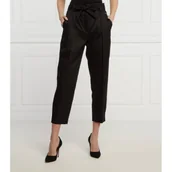 Spodnie damskie - Marc Cain Spodnie z paskiem | Loose fit - miniaturka - grafika 1