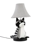 Lampy stojące - Happy Lamps Lampa stołowa dla dzieci Słon szary - Ben - miniaturka - grafika 1