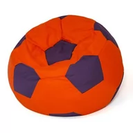 Fotele i pufy dla dzieci - Pufa worek GO GIFT Piłka Czerwono-fioletowy XL 120 cm | Bezpłatny transport - miniaturka - grafika 1