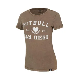 Koszulka damska Pitbull Denim Washed Love PB - Koszulki sportowe damskie - miniaturka - grafika 1