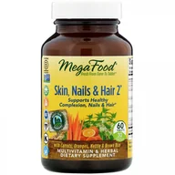 Suplementy naturalne - MegaFood Skin Nails &amp; Hair 2 60 tab. - miniaturka - grafika 1