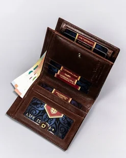 Elegancki, Duży Portfel Męski Ze Skóry Naturalnej Lumarko! - Portfele - miniaturka - grafika 9