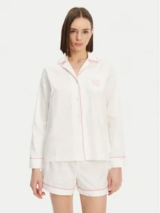 LAUREN RALPH LAUREN Piżama ILN12417 Biały Relaxed Fit - Piżamy damskie - miniaturka - grafika 1