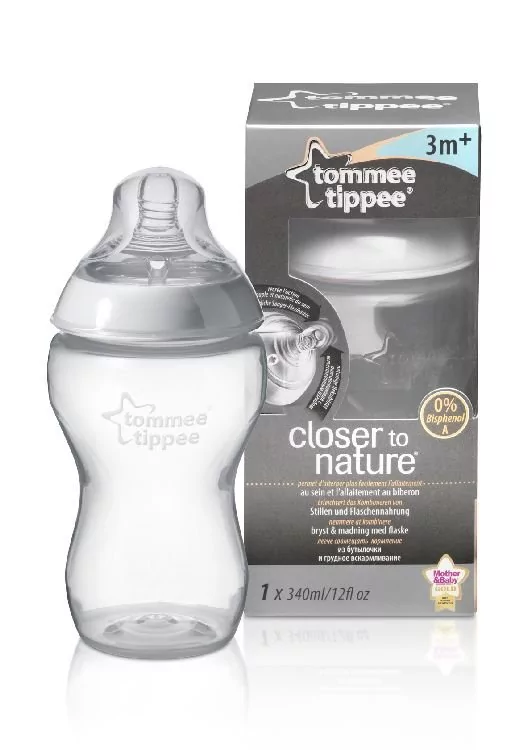 Tommee Tippee Rotho Closer to Nature Butelka antykolkowa 340ml 3m+