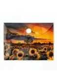 Teczki i skoroszyty - Teczka kopertowa PP A7 Słoneczniki Vista - miniaturka - grafika 1