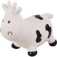 Skoczki dla dzieci - Sun Baby Skoczek gumowy krówka w łaty 53x50cm KX7647 - miniaturka - grafika 1