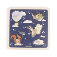 Zestawy naczyń dla dzieci - Filibabba Drewniane puzzle sensoryczne Little Adventurers - miniaturka - grafika 1