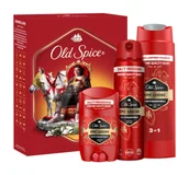 Zestawy kosmetyków męskich - Old Spice Epic Legend zestaw prezentowy żel pod prysznic 3w1 250 ml + dezodorant w sztyfcie 50 ml + dezodorant w sprayu 150 ml - miniaturka - grafika 1