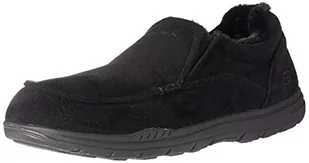 Skechers Kapcie męskie Expected X-Larmen lekkie 315 975, Czarny, 46 EU - Kapcie damskie - miniaturka - grafika 1