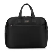 Torby podróżne - Damska torba na laptopa 15’’ z nylonu czarna - miniaturka - grafika 1