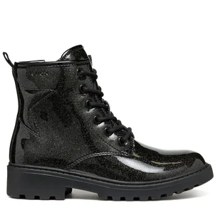 Kozaki Geox Jr Casey J9420G 000KC C9999 S Czarny - Buty dla dziewczynek - miniaturka - grafika 1