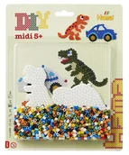 Prace ręczne dla dzieci - Hama 4215 - Duży blister - Dinozaur i auto - miniaturka - grafika 1