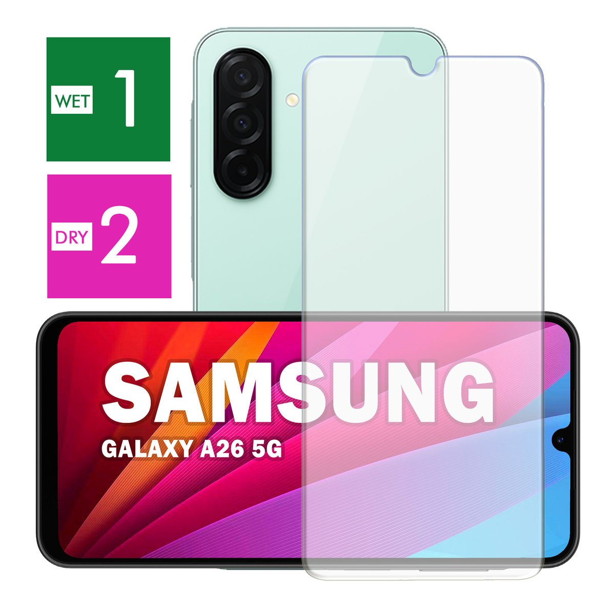 PANCERNE SZKŁO HARTOWANE DO SAMSUNG GALAXY A26 5G SZYBKA NA TELEFON JAKOŚĆ