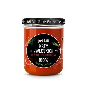 Jem-Fair Krem Z Włoskich Przetartych Pomidorów Pelati 380G - Szybkie dania obiadowe - miniaturka - grafika 1