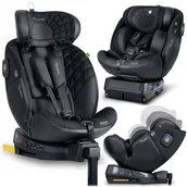 Foteliki samochodowe - Fotelik samochodowy Nukido Aero Line czarny 0-36 kg ISOFIX - miniaturka - grafika 1