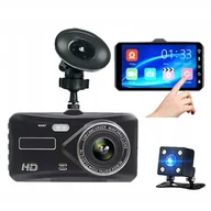 Wideorejestratory - Kamera samochodowa REVENTO GT300 Wideorejestrator z kamerą cofania - miniaturka - grafika 1