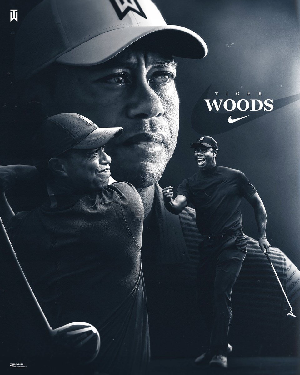 PODKŁADKA POD MYSZ Z Nadrukiem 22x18 cm Tiger Woods GOLF Tekst Prezent