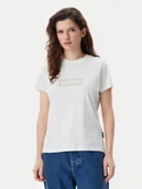 Koszulki i topy damskie - Napapijri T-Shirt NP0A4IP1 Biały Regular Fit - miniaturka - grafika 1