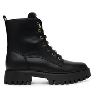 Botki damskie - Trapery Guess FLTFNA ELE10 Czarny - miniaturka - grafika 1