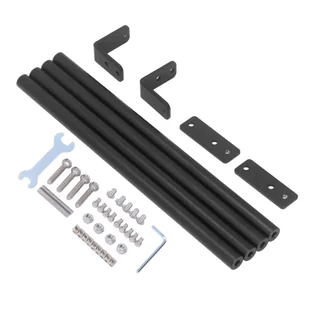 Zestaw prętów podpierających, pręt podpierający ze stopu aluminium, zestaw profili aluminiowych podpierających, pręt ciągnący drukarki 3D, metalowy pręt ściągający z profilu aluminiowego, akcesoria do drukarek 3D - Filamenty i akcesoria do drukarek 3D - miniaturka - grafika 1