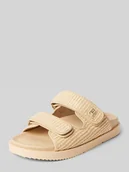 Klapki i japonki damskie - Klapki z zapięciem na rzep - miniaturka - grafika 1