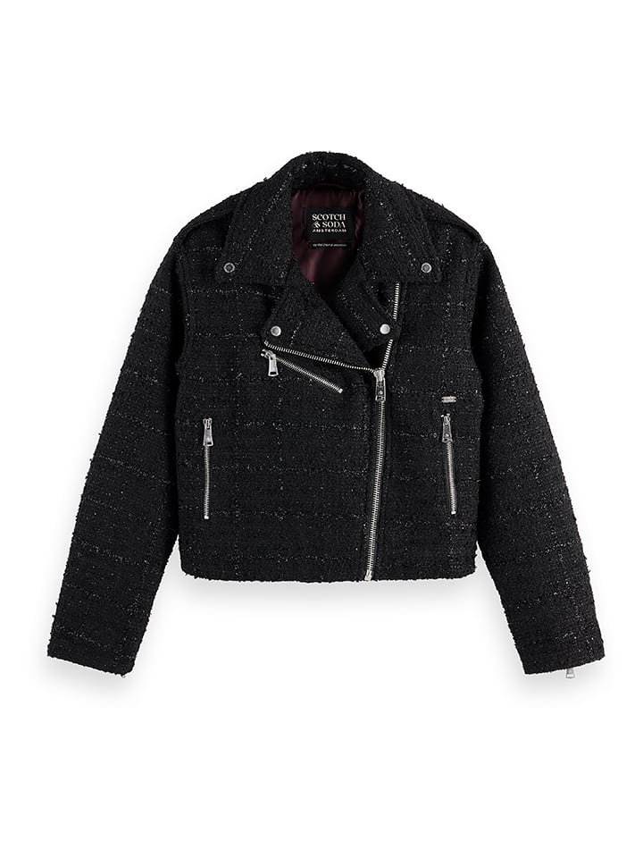 Scotch & Soda Kurtka przejściowa w kolorze czarnym