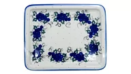 Tace i patery - Ceramiczna taca do potraw Ceramika Bolesławiec - miniaturka - grafika 1