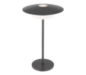 Lampy ogrodowe - Globo 21024G-LED Akumulatorowa dotykowa lampa stołowa KYLER LED/3W/3,7V 1800/2700/3000K szara - miniaturka - grafika 1