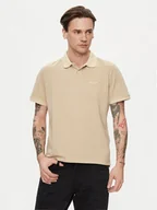 Koszulki męskie - Pepe Jeans Polo New Oliver Gd PM542099 Beżowy Regular Fit - miniaturka - grafika 1