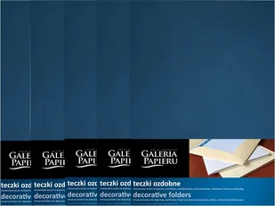 Teczka ozdobna granatowa Millenium - 5szt. - Teczki i skoroszyty - miniaturka - grafika 1