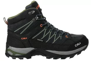 Buty trekkingowe męskie CMP Rigel Mid WP szaro-zielony - Buty trekkingowe męskie - miniaturka - grafika 1