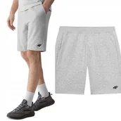 Spodenki męskie - KRÓTKIE SPODENKI 4F MĘSKIE BAWEŁNIANE SPORTOWE SZORTY LATO SHOM284 r. S - miniaturka - grafika 1